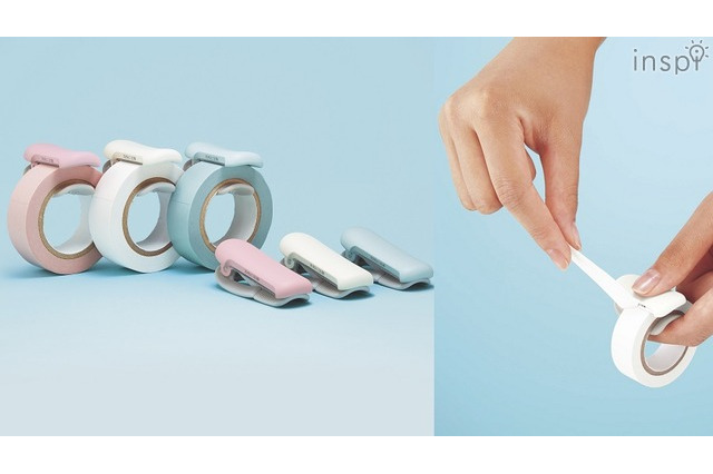 挟んで簡単、マスキングテープカッター「カルカット」 画像