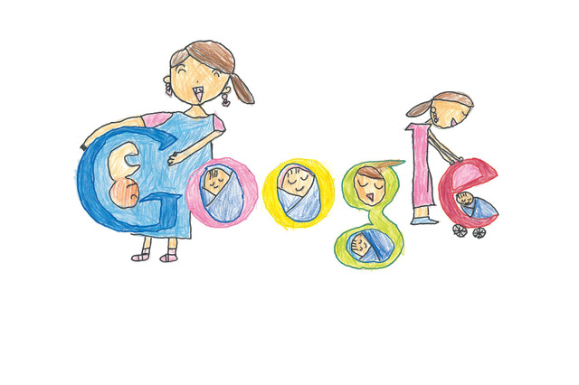 小1デザインのGoogleロゴがホームページに登場…Doodle 4 Googleグランプリ 画像