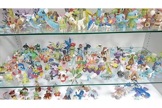 子どもも大好き「カラービーズ」でポケモンアート…紅葉饅頭を直撃 画像