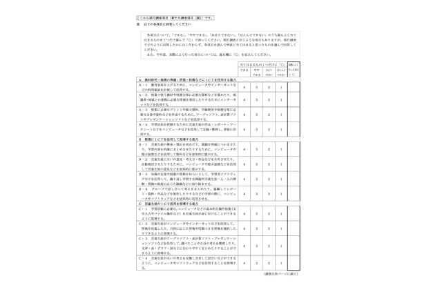 教員のICT活用指導力、調査項目見直しへ…文書作成「できる」8割 画像