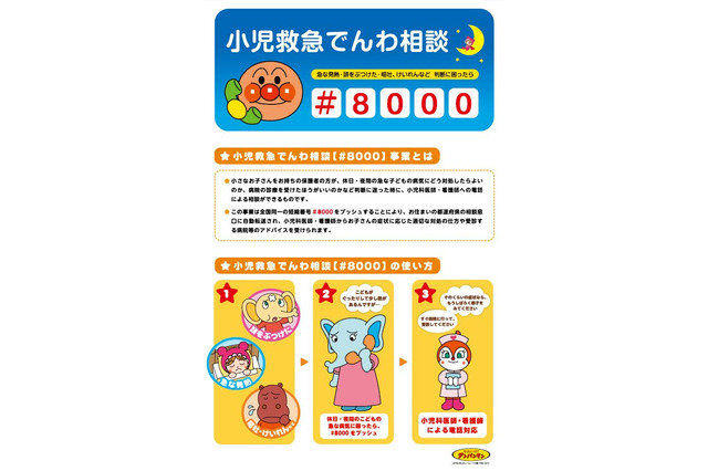 休日・夜間の急な異変に…小児救急電話相談や受診判断Webサイト 画像