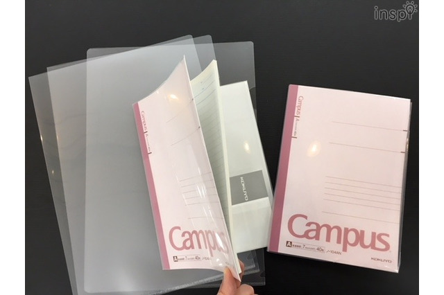 透明ノートカバーに変身…使わなくなったクリヤーホルダー活用術 画像