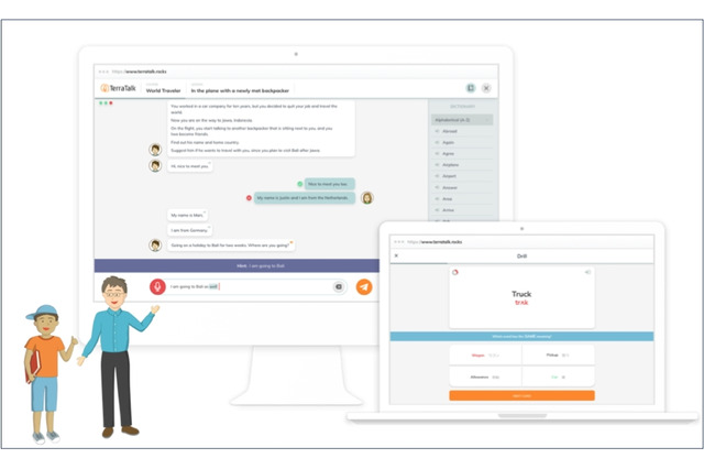 英会話アプリ「TerraTalk」教師向けブラウザ版プレビュー無償提供 画像