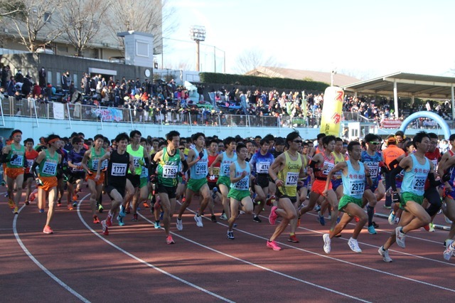 家族で新年の走り初め「松戸市七草マラソン大会」1/13 画像