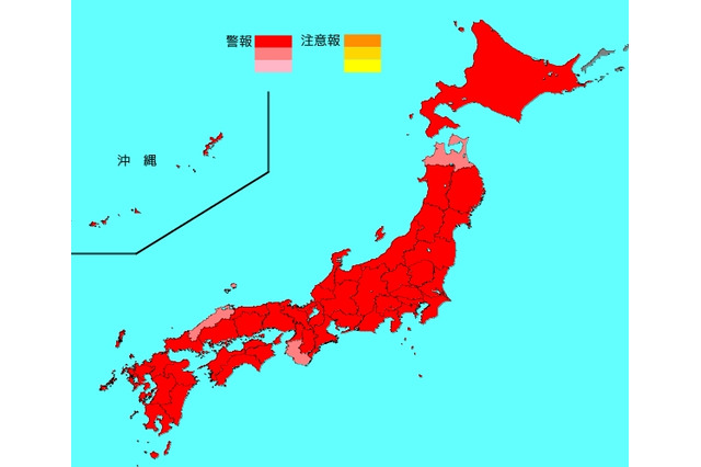 【インフルエンザ18-19】流行ピーク越え、全都道府県で減少 画像