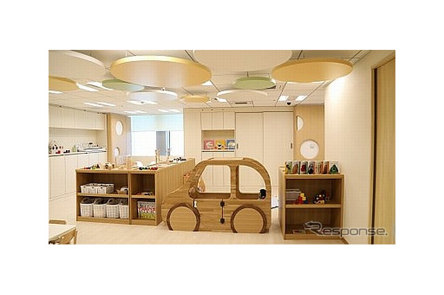 三菱自動車、社員向け託児所「ディア・キッズたまち」東京本社内に開設 画像