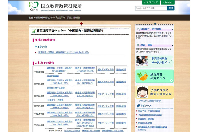 【全国学力テスト】問題・正答例・解説を公開…英語の音声データも 画像