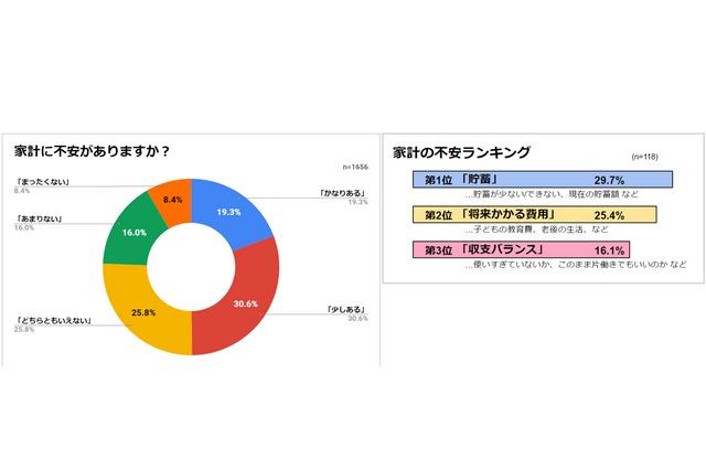 母親の約半数が家計心配、不安和らぐ世帯年収の目安は? 画像