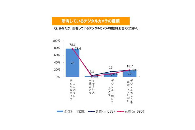 デジカメアクセサリー調査…コンパクトデジカメ保有者の5割、一眼レフでは7割がアクセサリー購入 画像