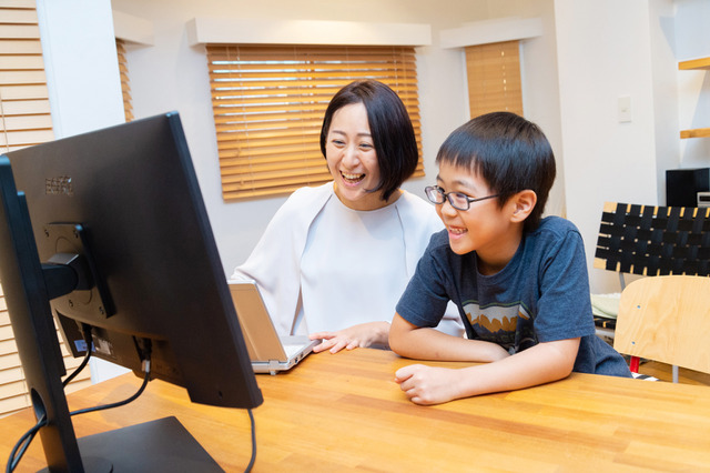 我が子の目を守るマイファーストモニター「BenQ GW2480T」親子体験 画像