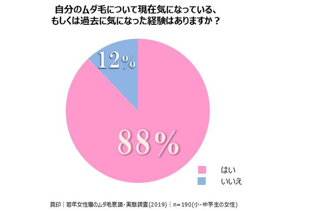 小中学生の約9割が「ムダ毛気にする」処理の相談先は？ 画像