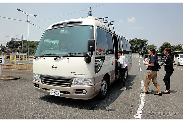 埼玉工業大、AI制御自動運転バスを披露…試乗レポート 画像