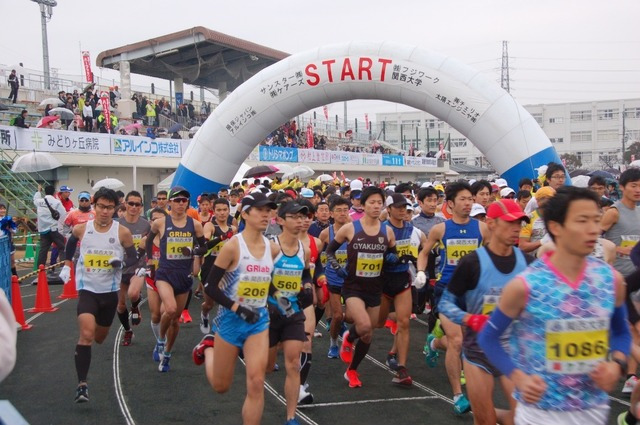 市民手作りの大会で走り初め「高槻シティハーフマラソン」1/19 画像