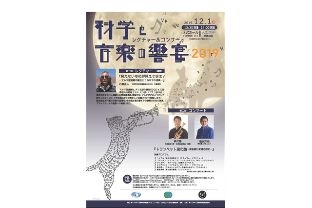 右脳と左脳を刺激する「科学と音楽の響宴2019」12/1 画像