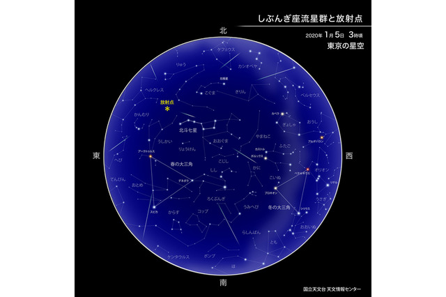 「しぶんぎ座流星群」が極大に…見頃は1/5未明から明け方 画像