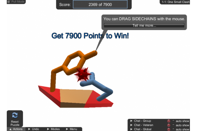 ゲームで新型コロナウイルスに対抗…遊びながらタンパク質の研究に協力できるFoldit 画像