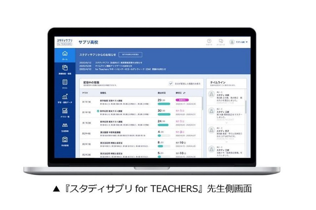 スタディサプリ、高校での宿題配信で基礎学力向上を立証 画像