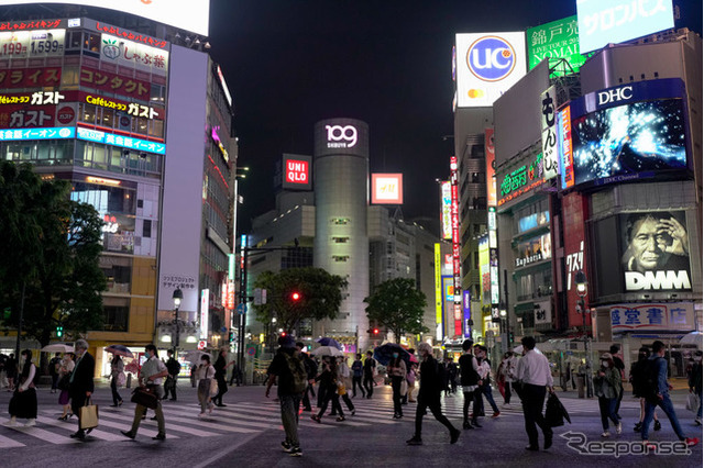 1時間前の人口分布を確認…NTTドコモがマップ提供 画像