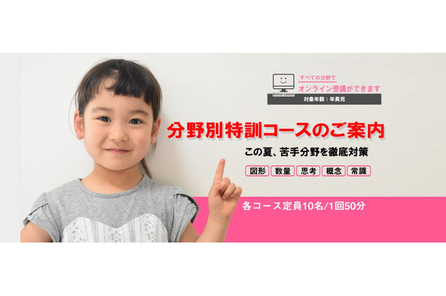 【小学校受験2021】苦手分野を克服「分野別特訓コース」開講 画像