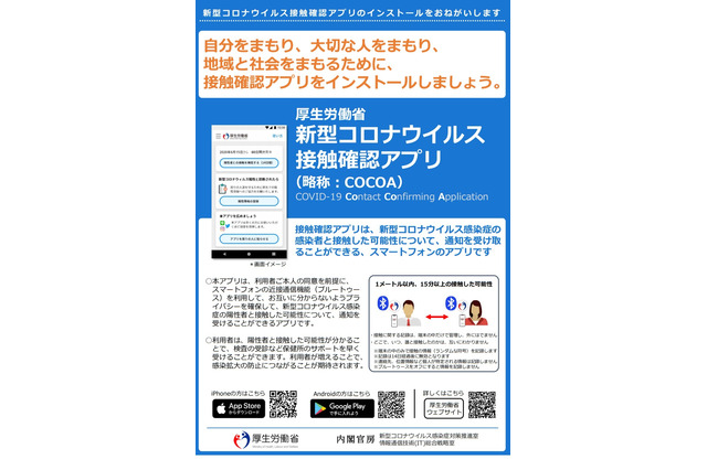 新型コロナ接触確認アプリ、陽性者からの通知可能に 画像