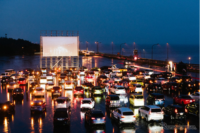 ドライブインシアター、子連れに好評…コロナ禍で再注目 画像