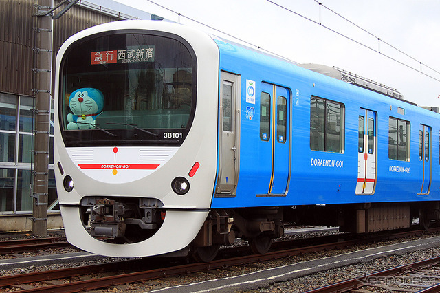 ドラえもん電車 Doraemon Go が西武に 写真レポート リセマム
