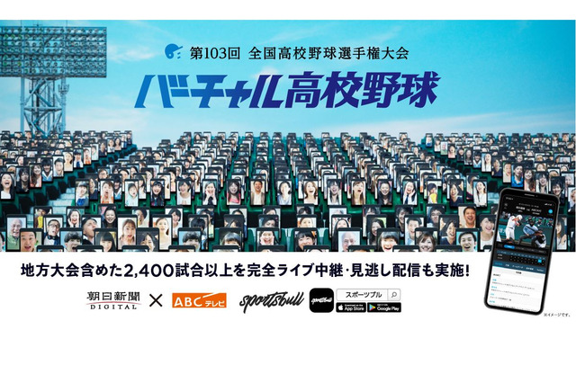 【高校野球2021夏】バーチャル高校野球で地方大会中継 画像