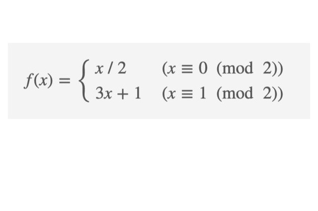 数学の未解決問題「コラッツ予想」懸賞金1億2千万円 画像