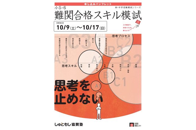 【中学受験2022】首都圏難関校を判定「難関合格スキル模試」10/9-17 画像