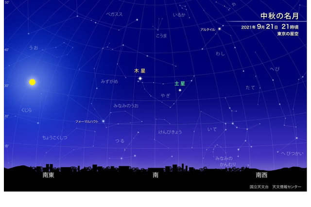 今夜は「中秋の名月」8年ぶりの満月、天気は？ 画像