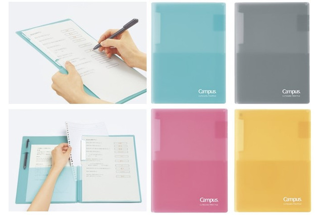 キャンパス クリップボードにもなるプリントファイル発売 画像