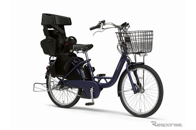 ヤマハPAS、子供乗せモデルにリヤチャイルドシート搭載 画像