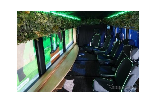 ライドアトラクション用バスで「新しい移動体験」トヨタ紡織 画像