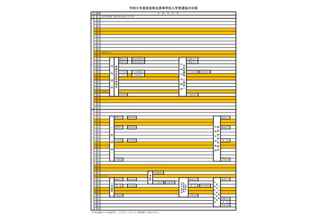 【高校受験2023】奈良県公立高入試日程、学力検査3/10 画像