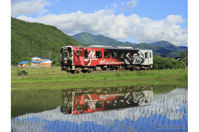 京都鉄博「隼ラッピング列車」特別展示7/1-18 画像