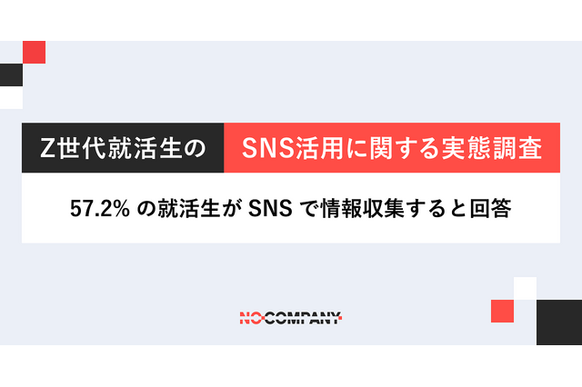 就活生「SNSで情報収集」57.2%…企業のリアルな姿に関心 画像