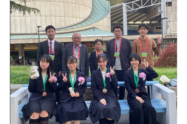 ヨーロッパ女子数学五輪、全員「メダル獲得」金1・銅3つ 画像