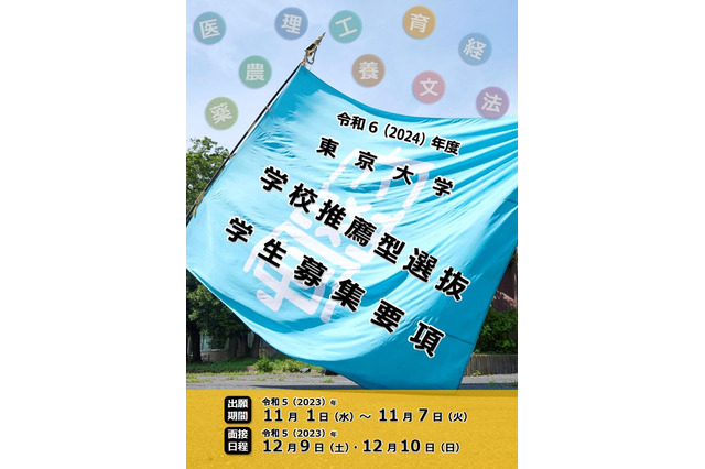 【大学受験2024】東京大学、入学者選抜要項を公表 画像