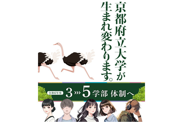 【大学受験2024】京都府立大、3学部から5学部へ再編 画像