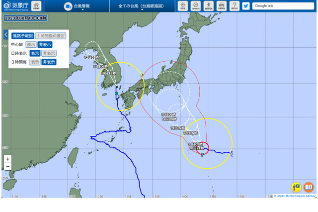 【夏休み2023】台風7号、強い勢力で東海・関東へ接近か…お盆休みに影響 画像