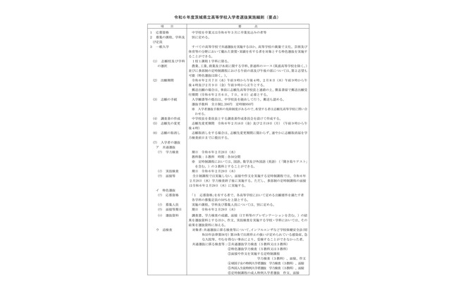 【高校受験2024】茨城県立高、共通選抜2/28…細則公開 画像