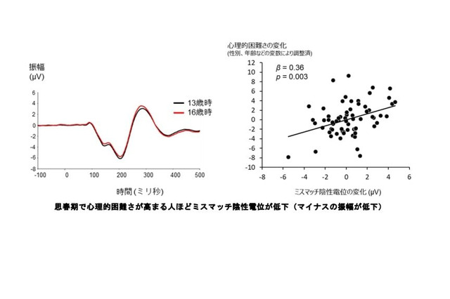 東大附属病院、思春期における心理的困難さと脳の発達の関連を解明 画像