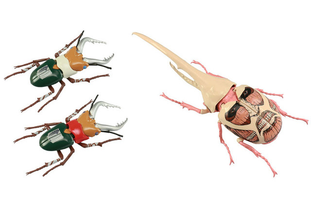 自由研究シリーズ「進撃の巨人」昆虫プラモデル登場 画像