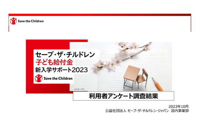 保護者の9割、高校入学前の給付金を希望…就学時の負担増加傾向 画像