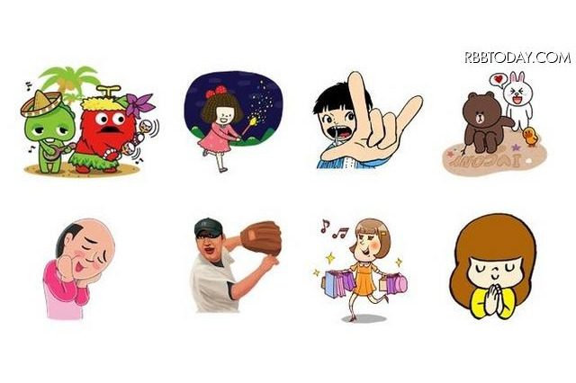 LINE、楳図かずお恐怖スタンプなど夏休み限定スタンプ 画像