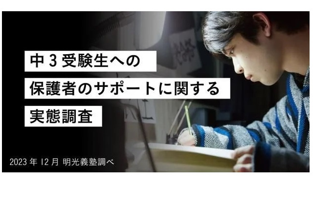 中3受験生の保護者「足を引っ張っている」4割…小言など 画像