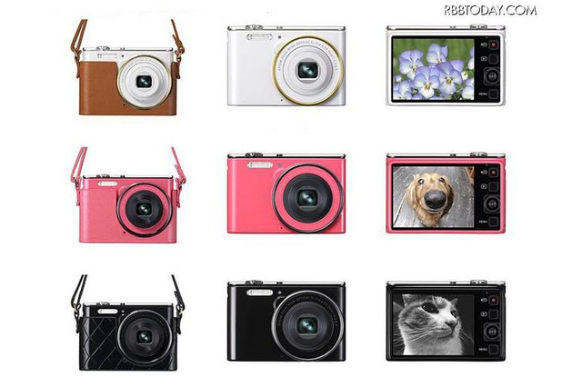女性向けデザインのデジカメ3機種…カシオ「EXILIM」 画像