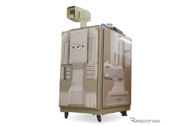 NHK、太陽光と風力で動作するロボットカメラを開発 画像