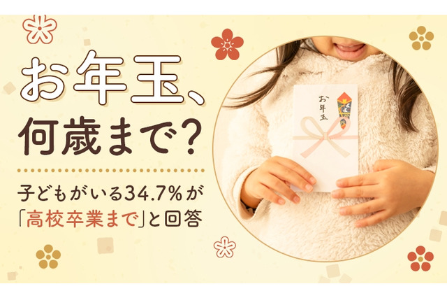 お年玉事情、65.6%が子供に渡している…あげる年齢は？ 画像