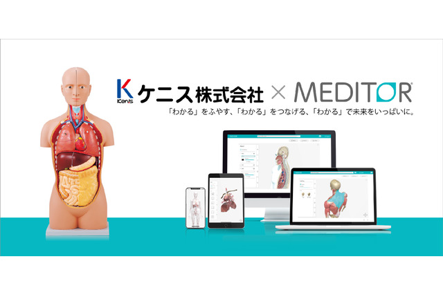 MEDITOR、医学教育に革新…3DCGモデル200点以上 画像